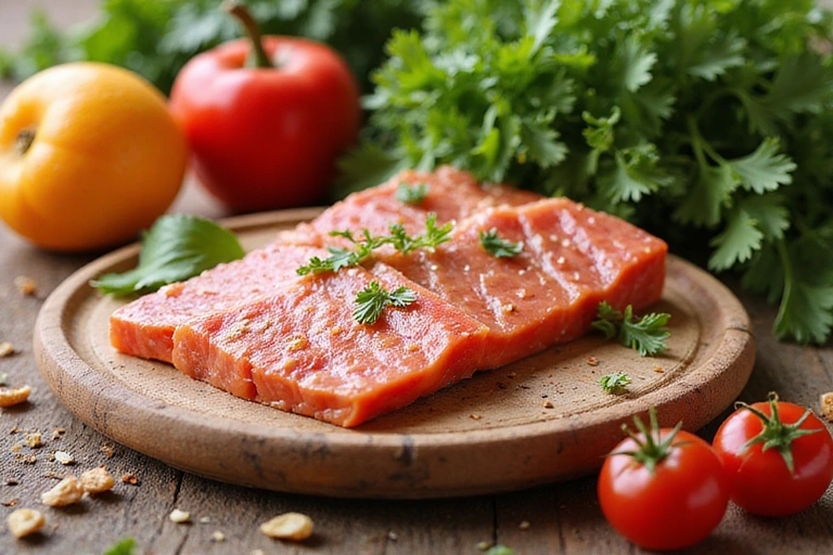 Varietà di cibi sani per sportivi: frutta, verdura, proteine magre, cereali integrali